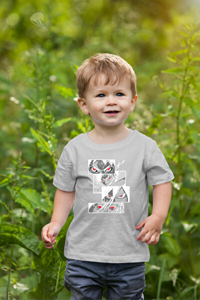 oneagılyazı Anime Štampano Dete Oversize kroj T-shirt