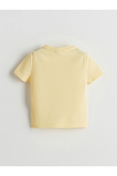 LC Waikiki Lcw Kids Crew Neck Girls' Crop T-Shirt