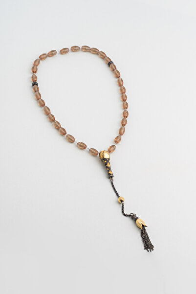 So CHIC... 28 cm Silver Prayer Beads with Natural Zultanite Stone