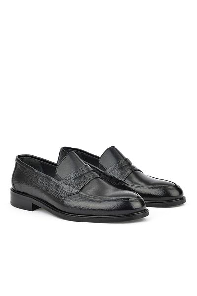Ziya Pantofi clasici negri din piele naturală pentru bărbați - 1511027 Z468