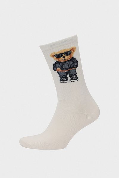 DeFacto Bequeme elastische 2-teilige lange Baumwollsocken für Herren D9647axns