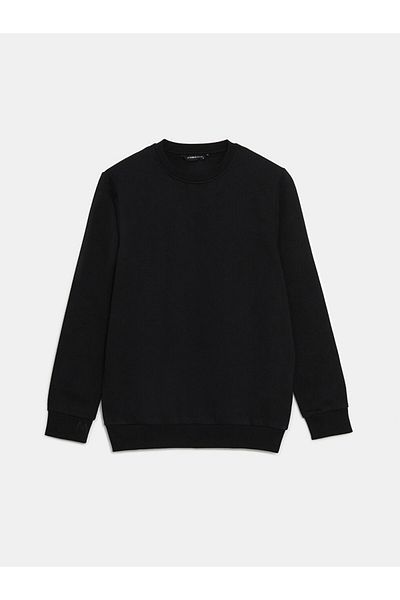 LC Waikiki Lcw Crew Neck Long Sleeve Printed Men's Sweatshirt Fast Fashion