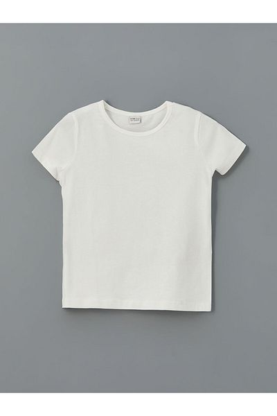 LC Waikiki Crew Neck Girls T-Shirt and Shorts