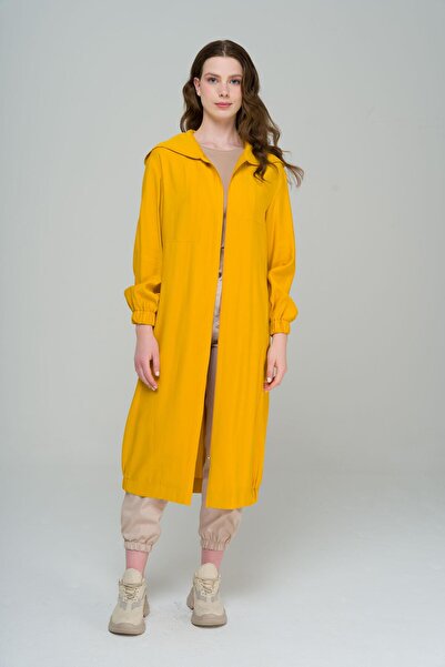 Olcay Φούστα με κουκούλα που κλείνει με φερμουάρ, χωρίς επένδυση, SAFRAN 6587