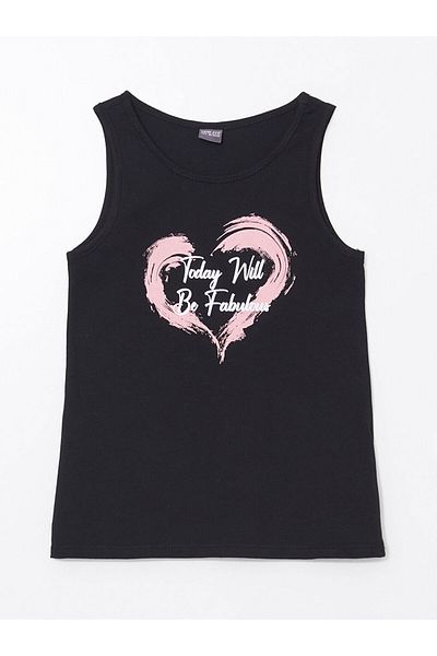 LC Waikiki Tricou pentru fete cu gât crew pentru sezon nou - S5HS15Z4