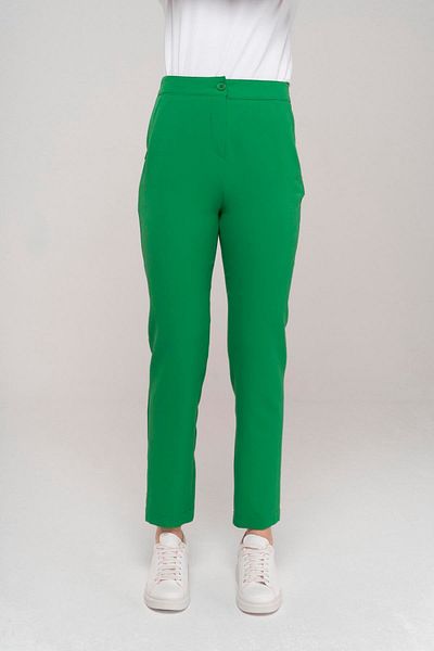 Olcay Pantaloni skinny verde 7559