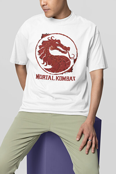 SEVBANO Mortal Kombat majica sa printom, unisex, prevelika