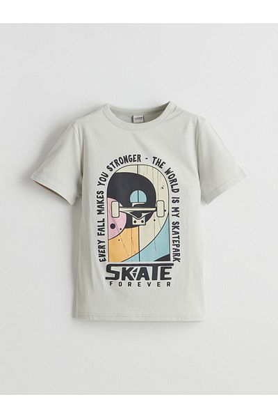 LC Waikiki Crew Neck Boys T-Shirt and Shorts