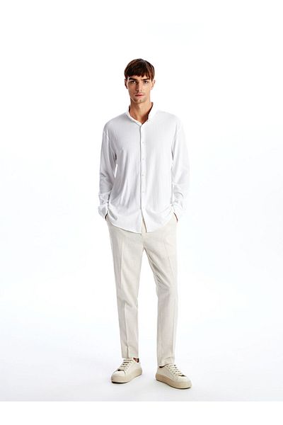 LC Waikiki Ανδρικό μακρυμάνικο πουκάμισο LCW Vision Regular Fit