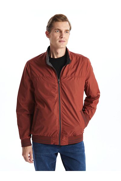 LC Waikiki Lcwaikiki Classic Standard Fit Stand Collar Men's Medium Thick Coat