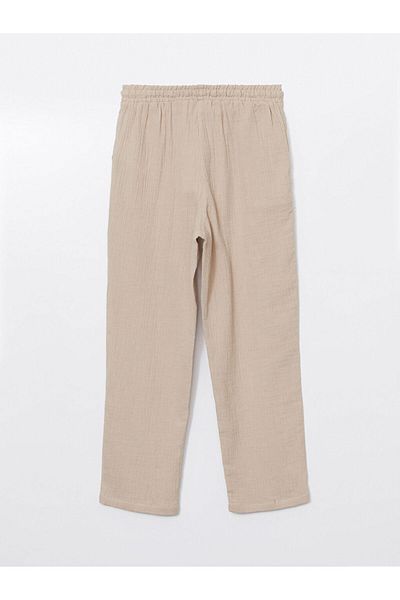 LC Waikiki Lcw Vision Women's Elastic Waist Textured Pants
