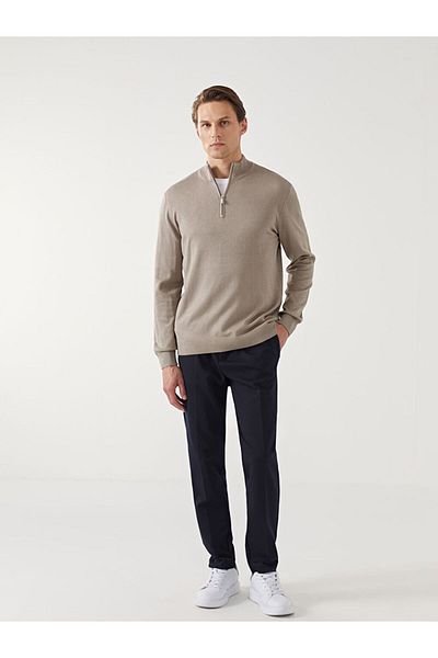LC Waikiki LCW Vision Stand Collar Long Sleeve Men's Knitwear Sweater