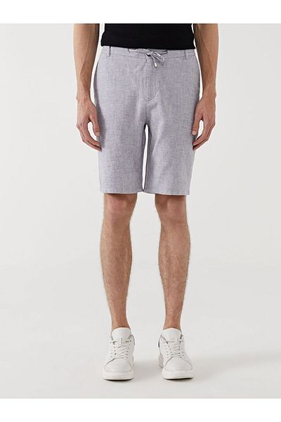 LC Waikiki Ανδρικό σορτς LCW Vision Standard Mold Linen Blend
