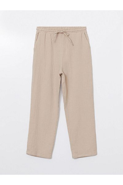 LC Waikiki Lcw Vision Women's Elastic Waist Textured Pants