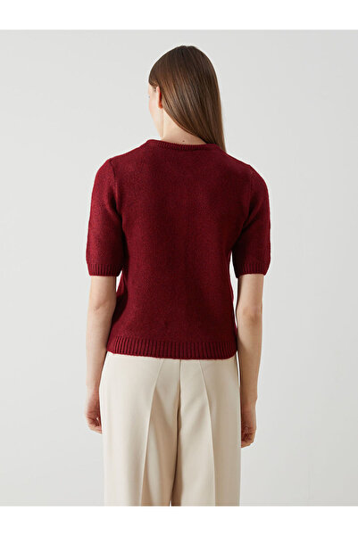 LC Waikiki LCW Vision Bisiklet Yaka Kadın Triko Hırka