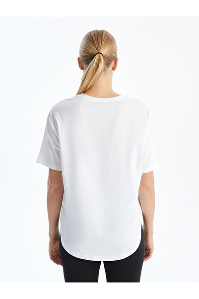 LC Waikiki Γυναικείο αθλητικό μπλουζάκι XSIDE ACTIVE Crew Neck με στάμπα