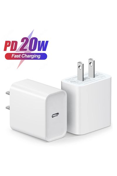 Choice Us Charger 2pcs 1-2pcs Pd 20w Usb C Fast Charge Us Plug Wall Charger Adapter For Iphone 16 15 14 13
