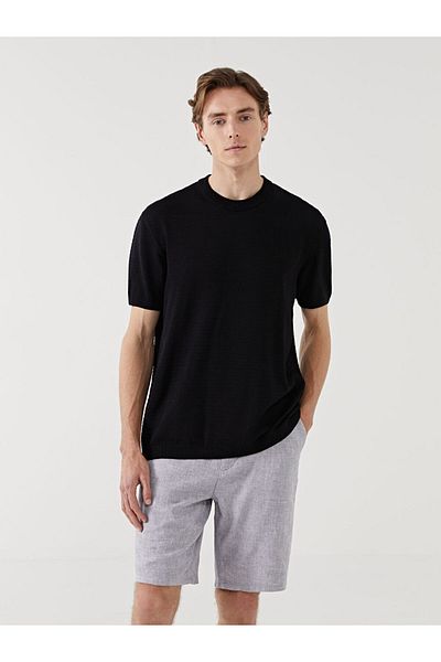 LC Waikiki Ανδρικό σορτς LCW Vision Standard Mold Linen Blend