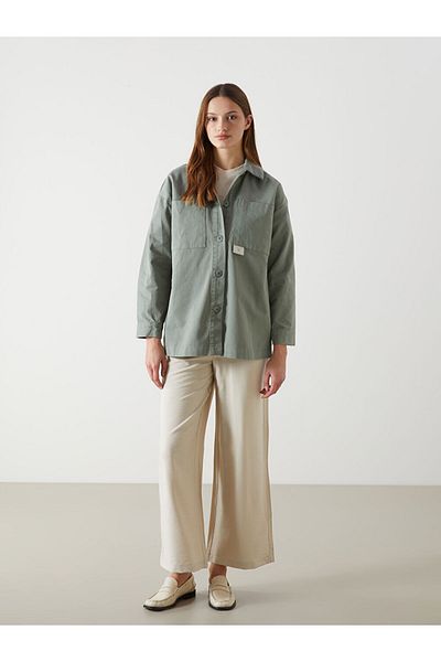 LC Waikiki New Season Oversize Women's Shirt Tunic - S5Ke03Z8