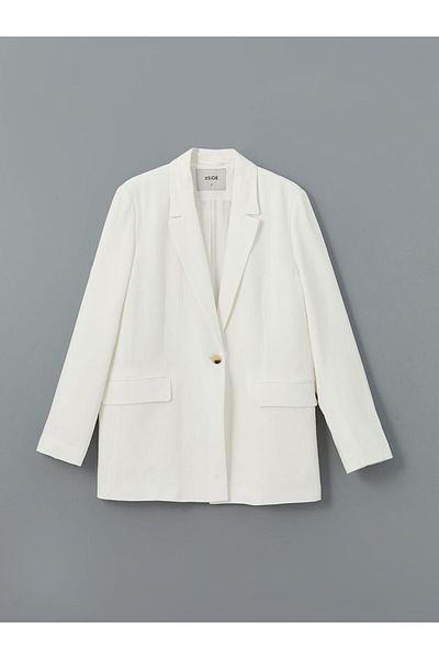 LC Waikiki Xside Linen Blended Women's Blazer Jacket