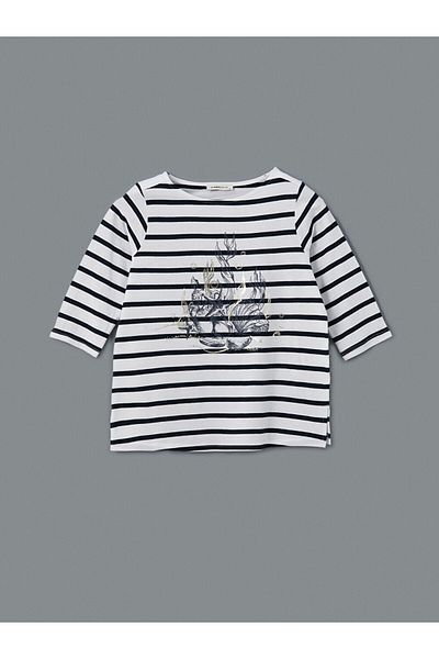 LC Waikiki Lcw Grace Crew Neck Striped Women's T-Shirt