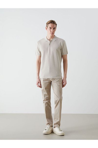 LC Waikiki Ανδρικό πλισέ παντελόνι Chino Standard Mold