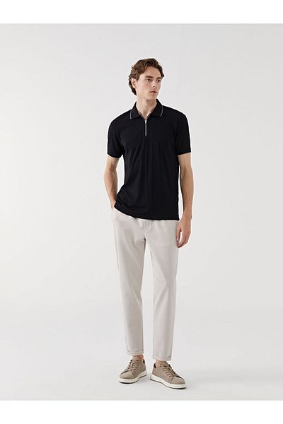 LC Waikiki LCW Vision Polo Kragen Kurzarm gekämmt Herren T-Shirt