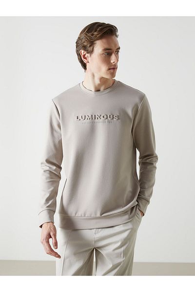 LC Waikiki Ανδρικό φούτερ με μακρυμάνικη λαιμόκοψη LCWAIKIKI Classic Crew