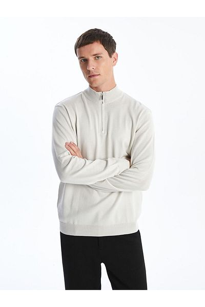 LC Waikiki Lcw Stand Collar Long Sleeve Men's Knitwear Sweater