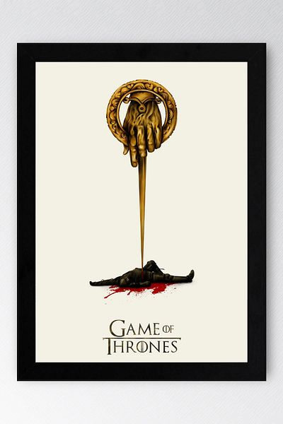 Saturn Pictură înrămată Game of Thrones - Poster de televiziune Game of Thrones