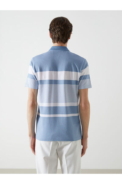 LC Waikiki Ανδρικό μπλουζάκι LCWAIKIKI Classic Polo με κοντό μανίκι ριγέ πικέ