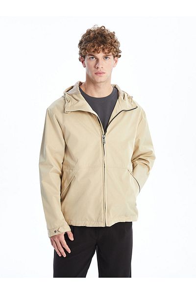 LC Waikiki Comfortable Fit Hooded Men's Raincoat