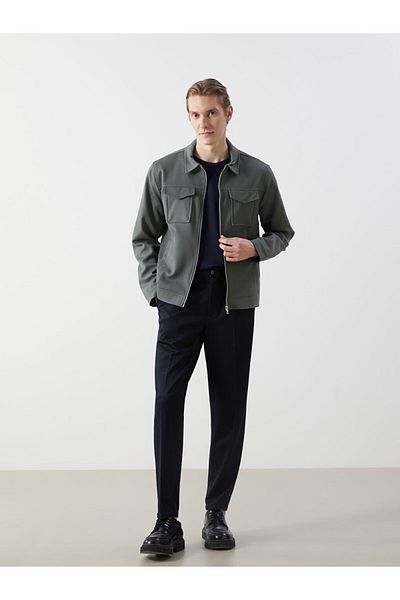 LC Waikiki LCW Vision Slim Fit Shirt Collar Men's Coat