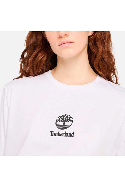 Timberland Tricou cu mânecă scurtă cu imprimeu alb pentru bărbați - Tb0a6wwt1001
