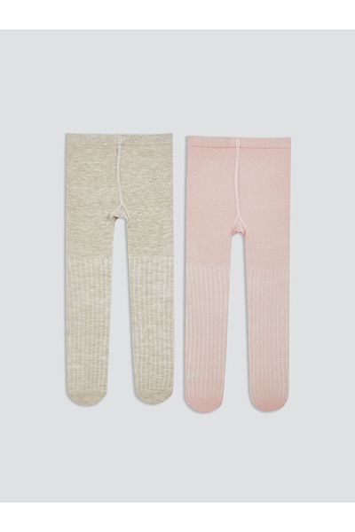 LC Waikiki Basic Baby Girl Pantyhose 2 Pack