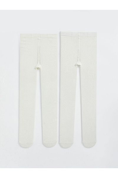 LC Waikiki Basic Girl's Pantyhose 2 Pack