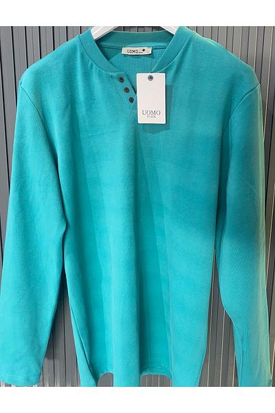 UOMOPARK 5524 NEW SEASON V CUT BUTTONED CASE Pullover