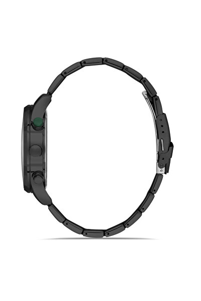 Poloair Klasik Metal Erkek Kol Saati Siyah Yeşil Renk PL-0976E3x