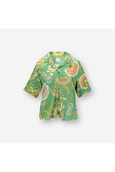 Pip Studio Вискозна блуза Flora Green