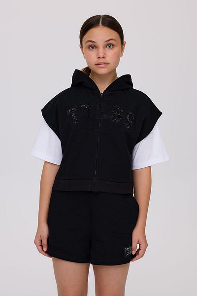 Tyess BG Store Girl's Black Vest