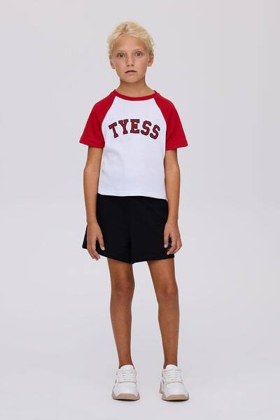 Tyess BG Store Дівчача кольорова футболка