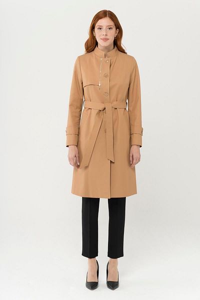 Olcay Αξεσουάρ Judge Collar Zipper Water Repellent Trench Coat K. Kamel 6443