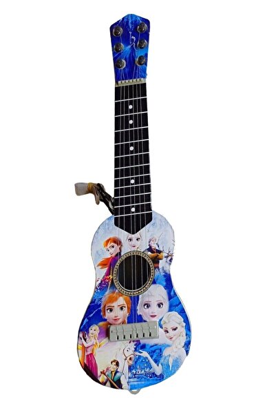 Brother Toys Oyuncak 6 Telli Frozen Modelli Akort Edilebilir Gitar Ispanyol Çocuk Gitarı 48 Cm.