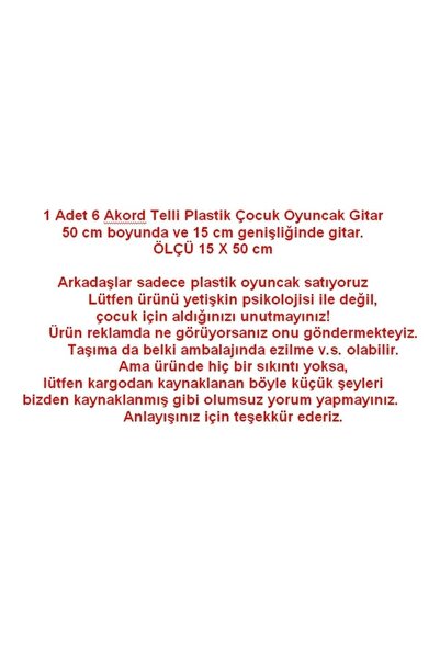 Brother Toys 4 Telli Pembe Elektro Oyuncak Gitar Müzik Arkadaşım Çocuk Gitarı 50 Cm.