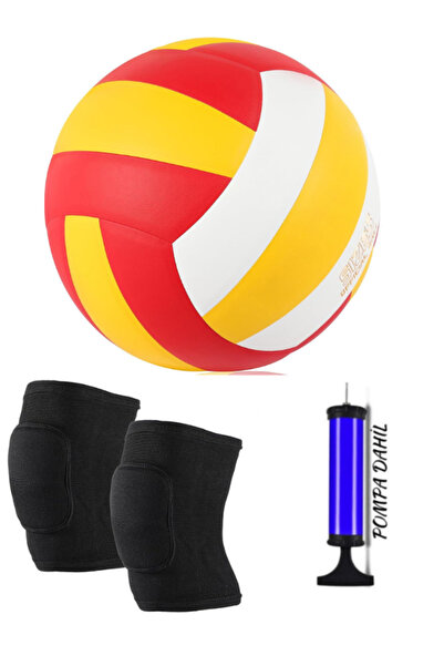 Janissary Voleybol Dizliği + Voleybol Topu Dikişli  Yumuşak Deri Antereman Ve...