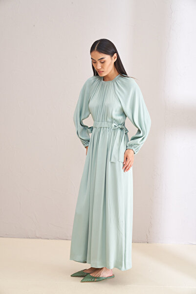 Kuaybe Gider STEALLA YEŞİL ELBİSE 2144