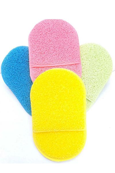 Acarlar Ticaret Makeup Remover & Face Washing Sponge Avec Finger Handle