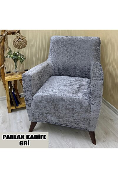 KILIFSAN PARLAK KADİFE KUMAŞ TEKLİ KOLTUK & BERJER KOLTUK KILIFI