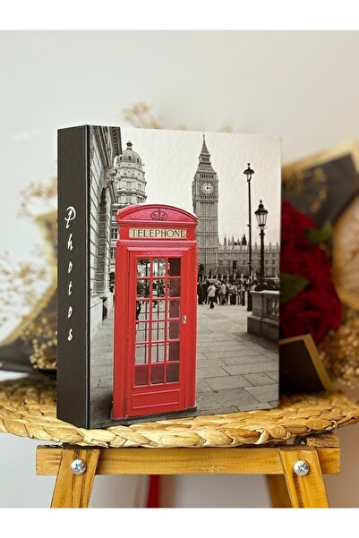Rabsev Photo Album 10x15cm 200 Photo Capacity Colorful Phone Patterned Memory...