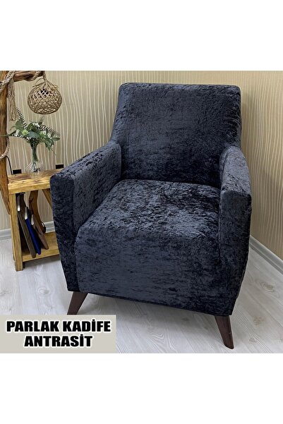 KILIFSAN PARLAK KADİFE KUMAŞ TEKLİ KOLTUK & BERJER KOLTUK KILIFI